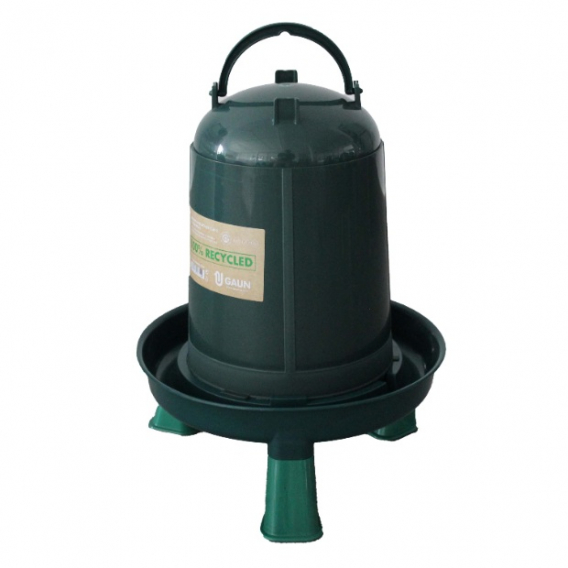 Obrázok pre EKO napáječka pro slepice, drůbež 5 l GAUN závěsná s nožičkami z recyklovaného plastu