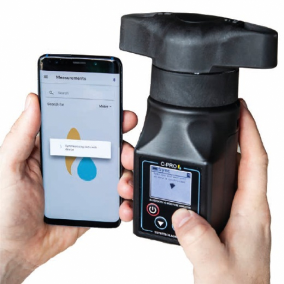 Obrázok pre Vlhkoměr na obilí digitální C-PRO s integrovaným mlýnkem pro spojení s chytrým telefonem