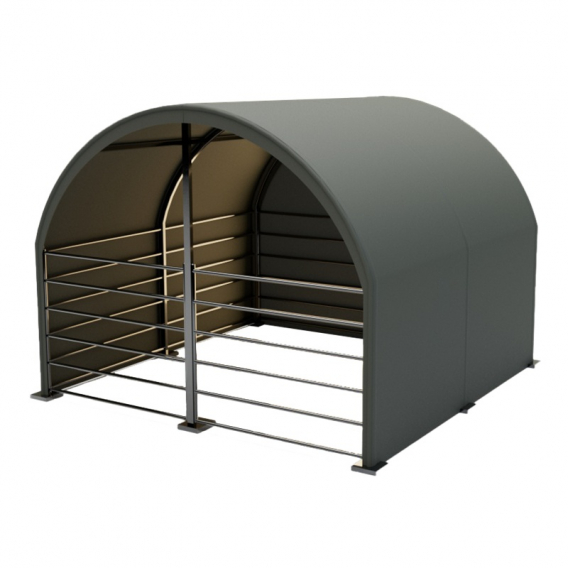 Obrázok pre Plachtový přístřešek pro koně, ovce, skot, zvířata 4 x 4 x 3,15 m + plachta 750 g/m2