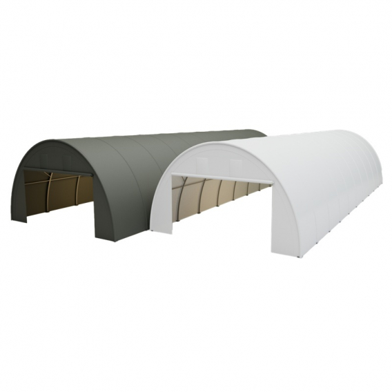 Obrázok pre Oblouková hala na seno, zemědělskou techniku 6,1 x 20,13 x 3,66 m + plachta 750 g/m2