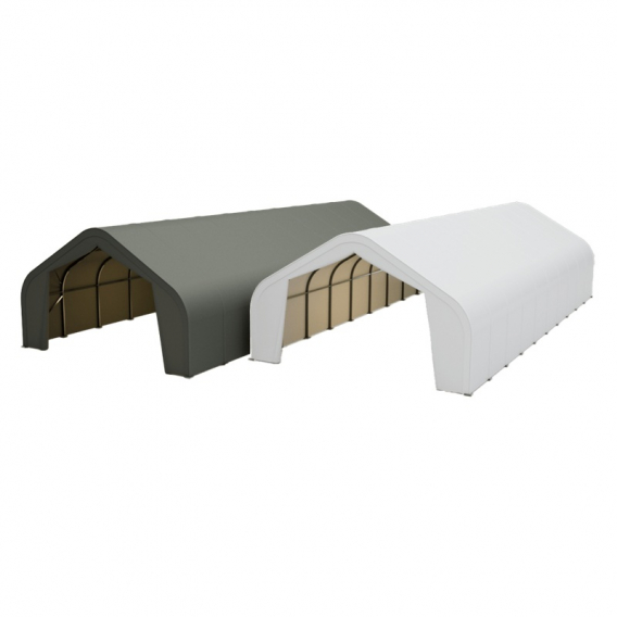 Obrázok pre Skladová, stanová hala jednoduchá konstrukce 6,1 x 15,25 x 3,66 m + plachta 650 g/m2