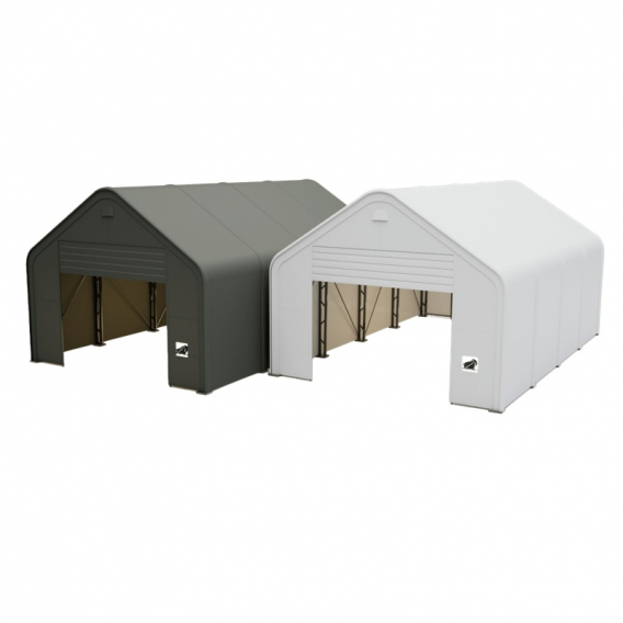 Obrázok pre Skladová, stanová hala příhradová konstrukce 6,1 x 9,76 x 4,9 m + plachta 900 g/m2