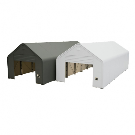 Obrázok pre Skladová, stanová hala příhradová konstrukce 6,1 x 14,64 x 4,9 m + plachta 900 g/m2