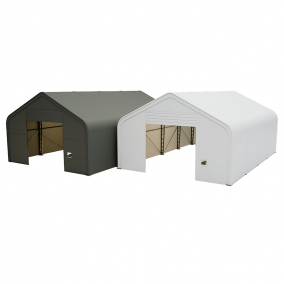 Obrázok pre Skladová, stanová hala příhradová konstrukce 8 x 12,2 x 5,2 m + plachta 900 g/m2