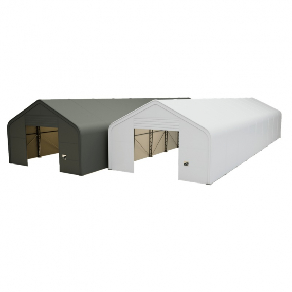 Obrázok pre Skladová, stanová hala příhradová konstrukce 8 x 27,45 x 5,2 m + plachta 900 g/m2