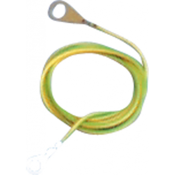Obrázok pre Zemnící kabel 1 m s koncovým okem propojovací pro elektrický ohradník