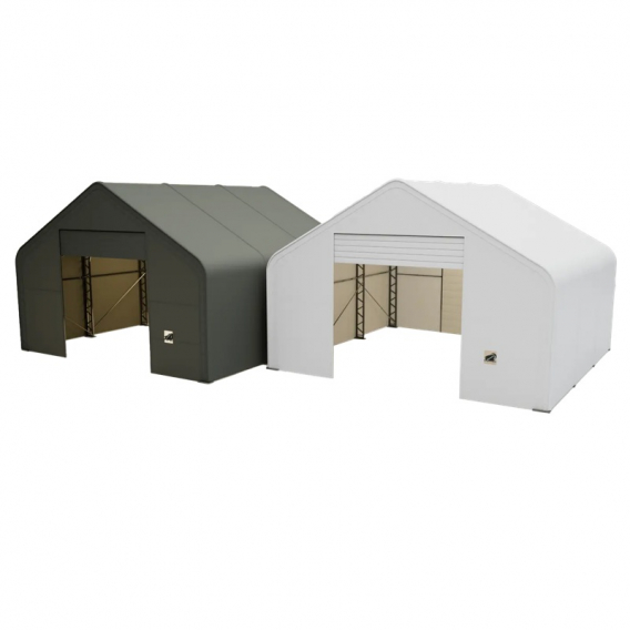 Obrázok pre Skladová, stanová hala příhradová konstrukce 9,15 x 9,15 x 6,1 m + plachta 900 g/m2