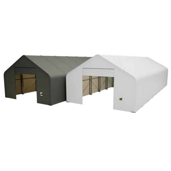 Obrázok pre Skladová, stanová hala příhradová konstrukce 9,15 x 24,4 x 6,1 m + plachta 900 g/m2