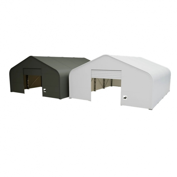 Obrázok pre Skladová, stanová hala příhradová konstrukce 10 x 12,2 x 5,2 m + plachta 900 g/m2