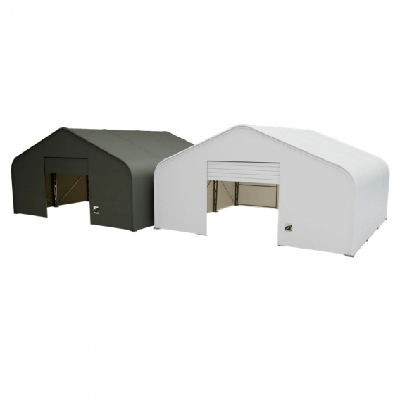 Obrázok pre Skladová, stanová hala příhradová konstrukce 10 x 9,15 x 6,1 m + plachta 900 g/m2