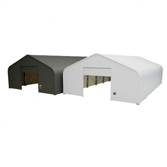 Obrázok pre Skladová, stanová hala příhradová konstrukce 10 x 18,3 x 6,1 m + plachta 900 g/m2