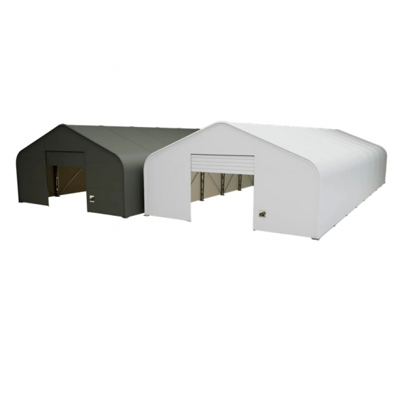 Obrázok pre Skladová, stanová hala příhradová konstrukce 10 x 24,4 x 6,1 m + plachta 900 g/m2