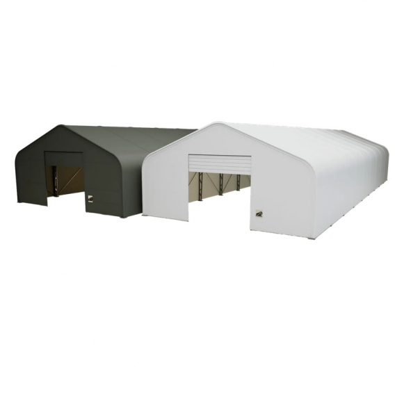 Obrázok pre Skladová, stanová hala příhradová konstrukce 10 x 27,45 x 6,1 m + plachta 900 g/m2