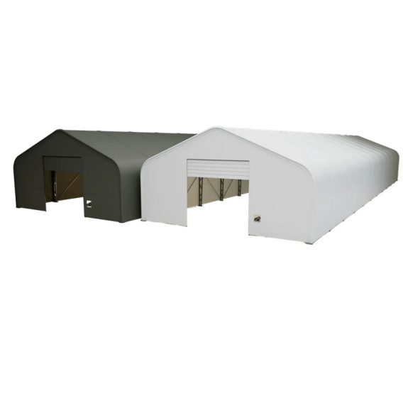 Obrázok pre Skladová, stanová hala příhradová konstrukce 10 x 33,55 x 6,1 m + plachta 900 g/m2