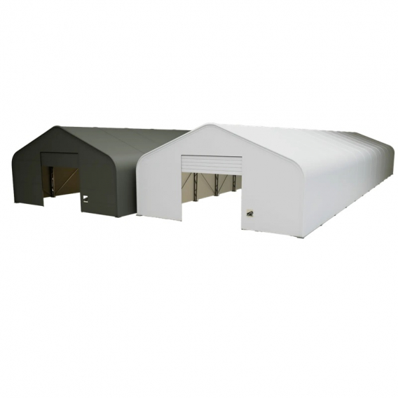 Obrázok pre Skladová, stanová hala příhradová konstrukce 10 x 36,6 x 6,1 m + plachta 900 g/m2
