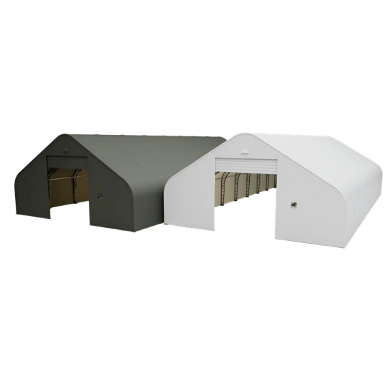 Obrázok pre Skladová, stanová hala příhradová konstrukce 12,2 x 24,4 x 6,4 m + plachta 900 g/m2