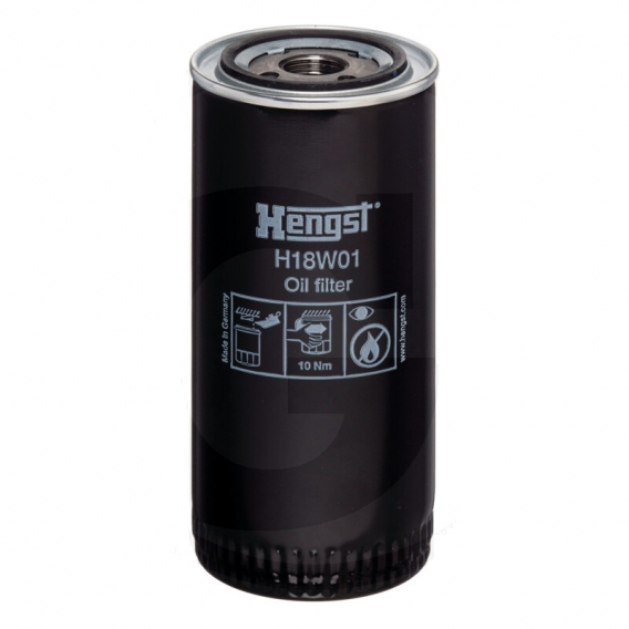 Obrázok pre Hengst H18W01 olejový filtr motorového oleje na Deutz, Fendt, JD, Same AZ22878, W962/6