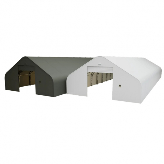 Obrázok pre Skladová, stanová hala příhradová konstrukce 12,2 x 36,6 x 7 m + plachta 900 g/m2