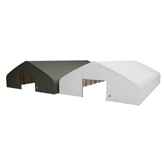 Obrázok pre Skladová, stanová hala příhradová konstrukce 18,3 x 21,96 x 7,63 m + plachta 900 g/m2