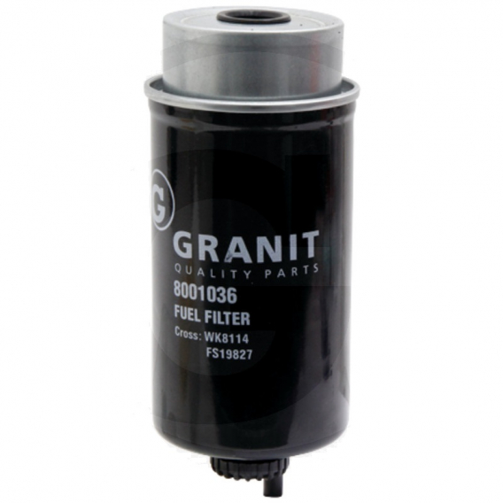 Obrázok pre Granit 8001036 palivový filtr na CNH, CAT, Fendt, John Deere, Renault RE67901, WK8114