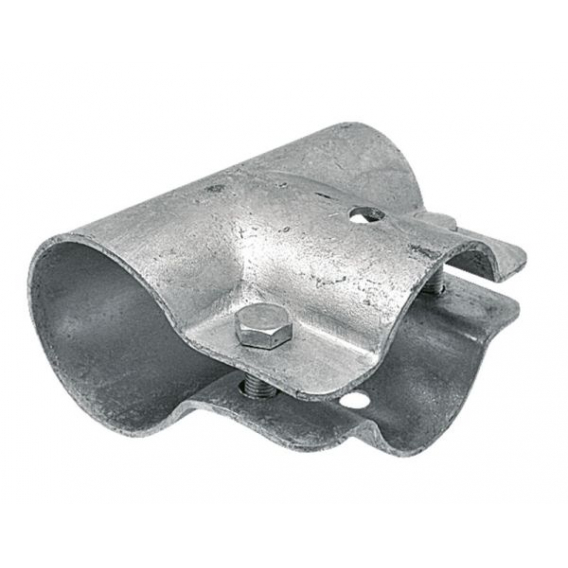 Obrázok pre Stájová trubková T spona jednodílná se 2 šrouby průměr A 60 mm B 60 mm 2
