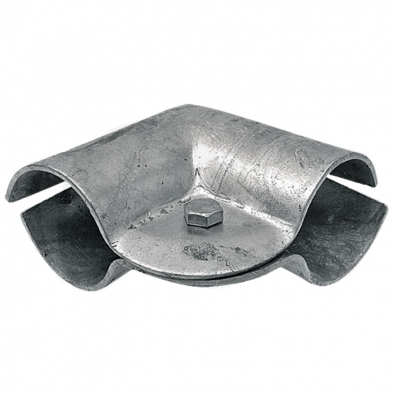 Obrázok pre Stájová úhlová trubková spona dvojdílná s 1 šroubem průměr A 42 mm B 42 mm 1 1/4