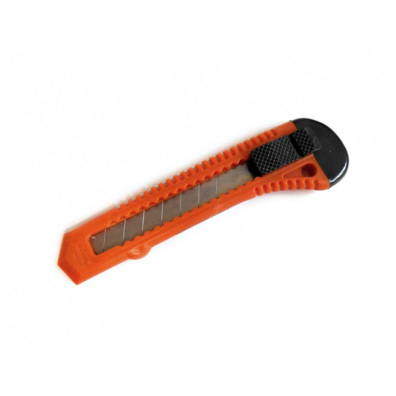 Obrázok pre Praktický ulamovací nůž 18 mm pro běžné řezání kartonů, fólií, papíru, pásek a obalů