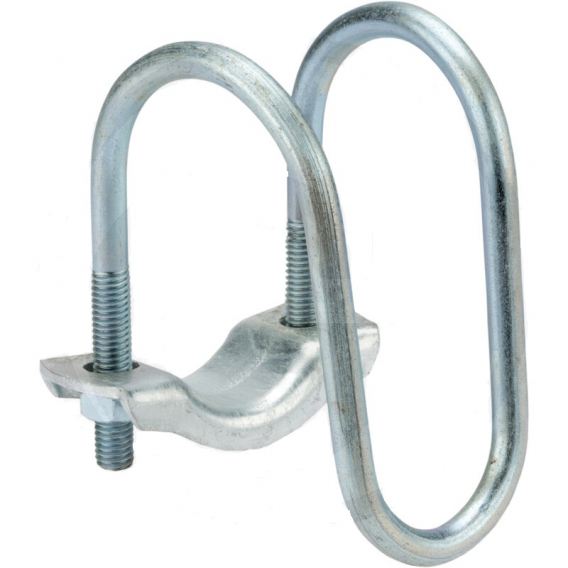 Obrázok pre Stájová šíjová svorka na trubky 90° dvoudílná 2x M10 průměr A 34 x B 48 mm 1