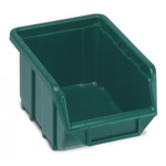 Obrázok pre Zelený stohovatelný ukládací box 11x17x7,6 malý plastový na drobné díly, hřebíky, šrouby