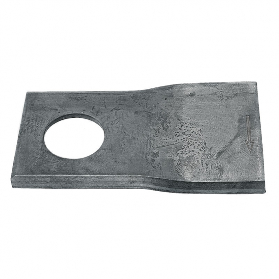 Obrázok pre Rotační nůž 25 ks vlevo na rotační sekačky Mörtl 100 x 48 x 3 mm otvor 23 mm