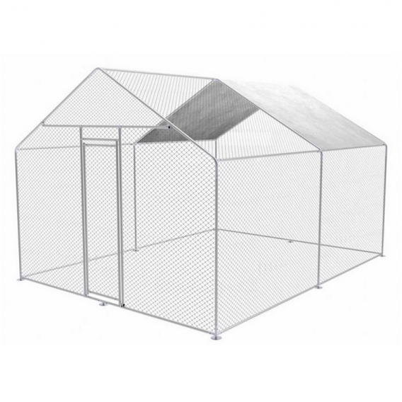Obrázok pre Klecový mobilní výběh pro slepice, drůbež, králíky ZM 300 x 400 x 245 cm