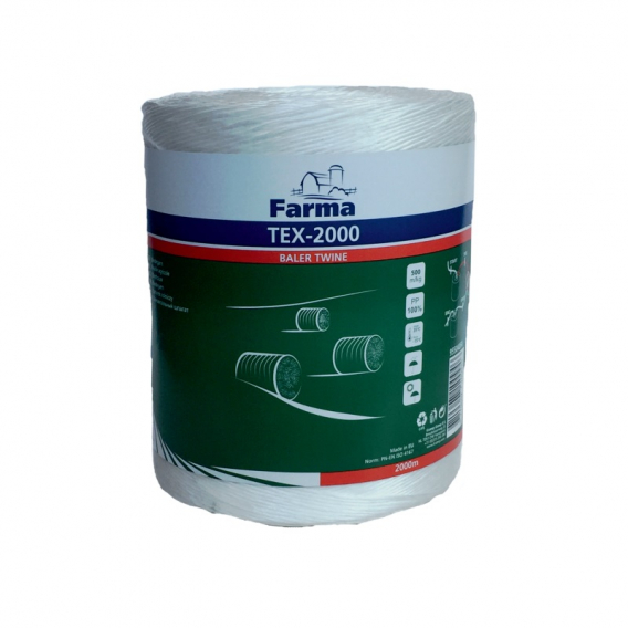 Obrázok pre Farma provázek, motouz do lisu na kulaté balíky 500 m/kg 20000 dtex modrý 4 kg