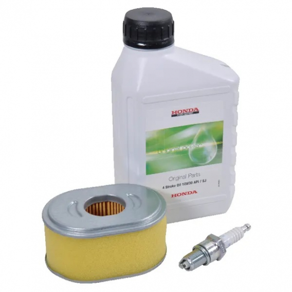 Obrázok pre Sada na údržbu motoru Honda GX 110, 120 motorový olej, vzduchový filtr, svíčka original