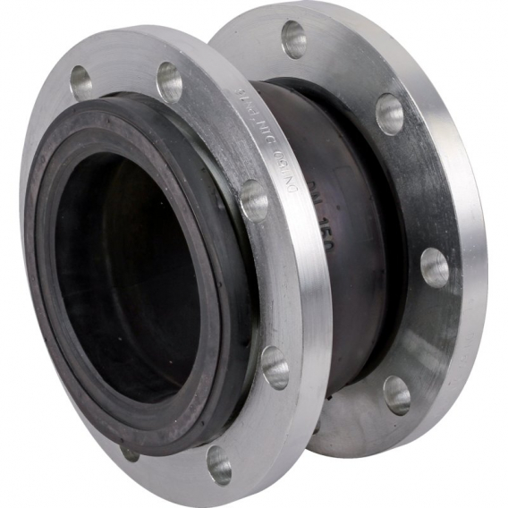 Obrázok pre MZ 0740 Gumový kompenzátor s ocelovými přírubami DN 150 délka 180 mm 8 děr