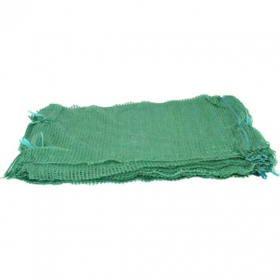 Obrázok pre Rašlový pytel 50 x 80 cm (25 kg) balení 100 ks na brambory, zeleninu a ovoce, barva zelená