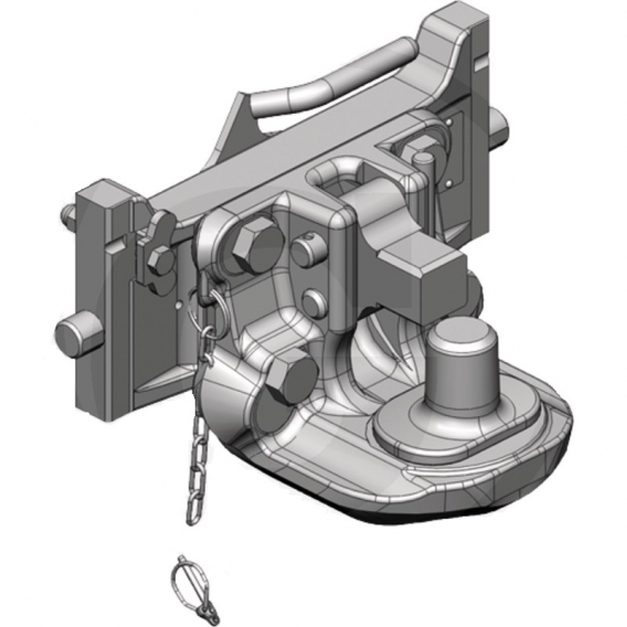 Obrázok pre Piton Fix Scharmüller závěs na traktor 330 × 32 mm, čepy 25 mm, výsuv 155 mm