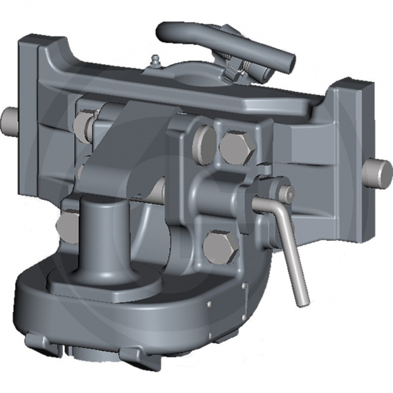 Obrázok pre Piton Fix Sauermann závěs na traktor 390 × 31,4 mm, čepy 25 mm, D 120 kN