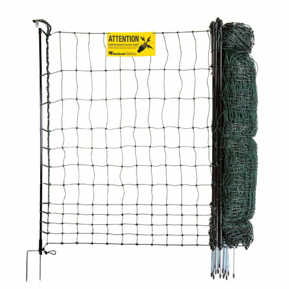 Obrázok pre Ohradníková síť pro ovce, kozy, drůbež Horizont 110 cm/50 m 2 hroty na elektrický ohradník