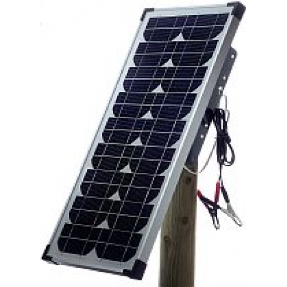 Obrázok pre Solárny panel 20W pre batériové zdroje elektrických ohradníkov