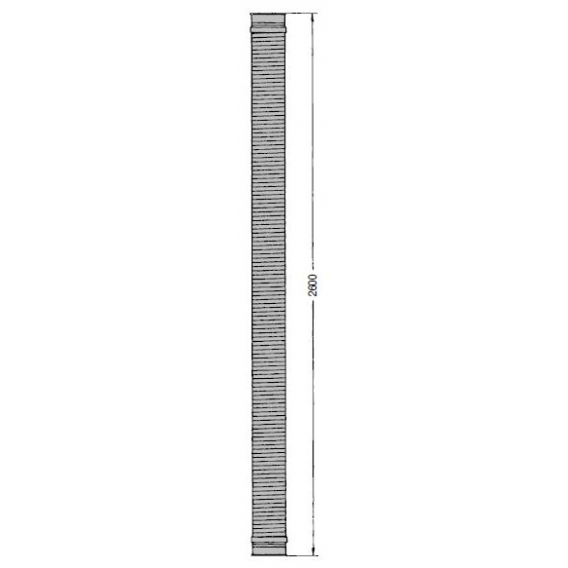Obrázok pre OK 160 Polyuretanová sací hadice Kongskilde 2,5 m