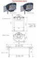 Obrázok pre Nerezový napájecí výklopný žlab La GÉE Polynox 155 samostojný vyhřívaný 80W/24V