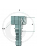 Obrázok pre Metrické vsuvky k nalisování na hydraulické hadice 25 ks PN 10 DKOL M18x1.5 12L