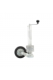Obrázok pre Opěrné kolečko k přívěsu, přívěsnému vozíku nosnost 250 kg trubka 60 mm sklopné, s klikou