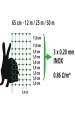 Obrázok pre Vodivá králičí síť 65 cm/25 m s jednoduchým hrotem