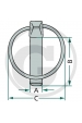 Obrázok pre Závlačka pro nosný trojúhelník průměr kolíku 10 mm