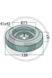 Obrázok pre Vnitřní příruba diskového podmítače Kverneland  průměr 138 mm pro hřídel 40 x 40 mm