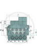 Obrázok pre Hydraulický monoblokový ventil dvojčinný BLB BM 40/1 GU-MO-A1-T