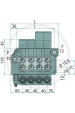 Obrázok pre Hydraulický monoblokový ventil dvojčinný BLB BM 70/1 GU-MO-A1-T
