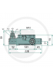 Obrázok pre Hydraulický monoblokový ventil dvojčinný BLB BM 100/2 GU-(2x) MO-A1-T