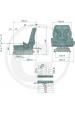 Obrázok pre Sedačka Granit pro nakladače a vysokozdvižné vozíky VZV PVC potah mechanicky odpružená